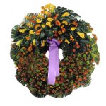 Major funeral wreath
